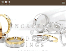 Tablet Screenshot of elementbespokejewellery.com